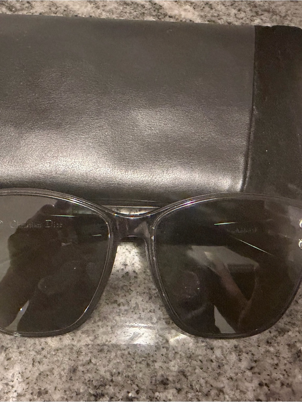 Dior Black Oversized Women's Sunglasses